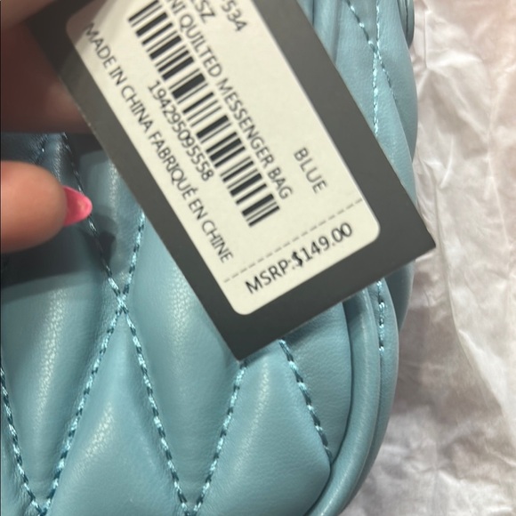 Badgley Mischka Blue Bag - Picture 7 of 7